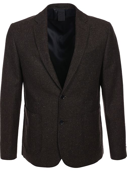 Slim Fit Tweed Blazer - Зображення 4