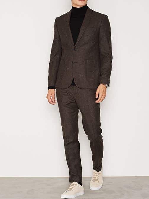Slim Fit Tweed Blazer - Зображення 3